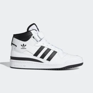 Online Adidas - Forum Mid Shoes FY7939 [WHITE/BLACK] Adidas