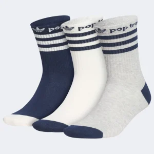 Sale - Pop Trading Company Crew Socks IX1977 [3PAIRS] Adidas