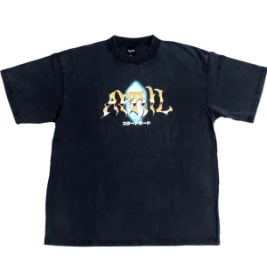Best April - April Skateboarding S/S Tee [WASHED BLACK] April