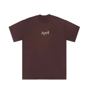 Hot - Embroided OG Logo S/S Tee CHOCOLATE April