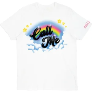 Cheap Call Me 917 - Airbrush S/S Tee [White] Call Me 917