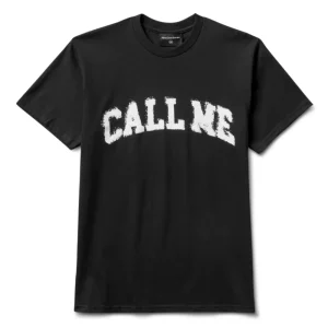 Best Call me 917 - Call Me Distressed S/S Tee Black Call Me 917