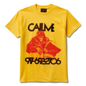 Flash Sale Call me 917 - Reaper S/S Tee Yellow Call Me 917