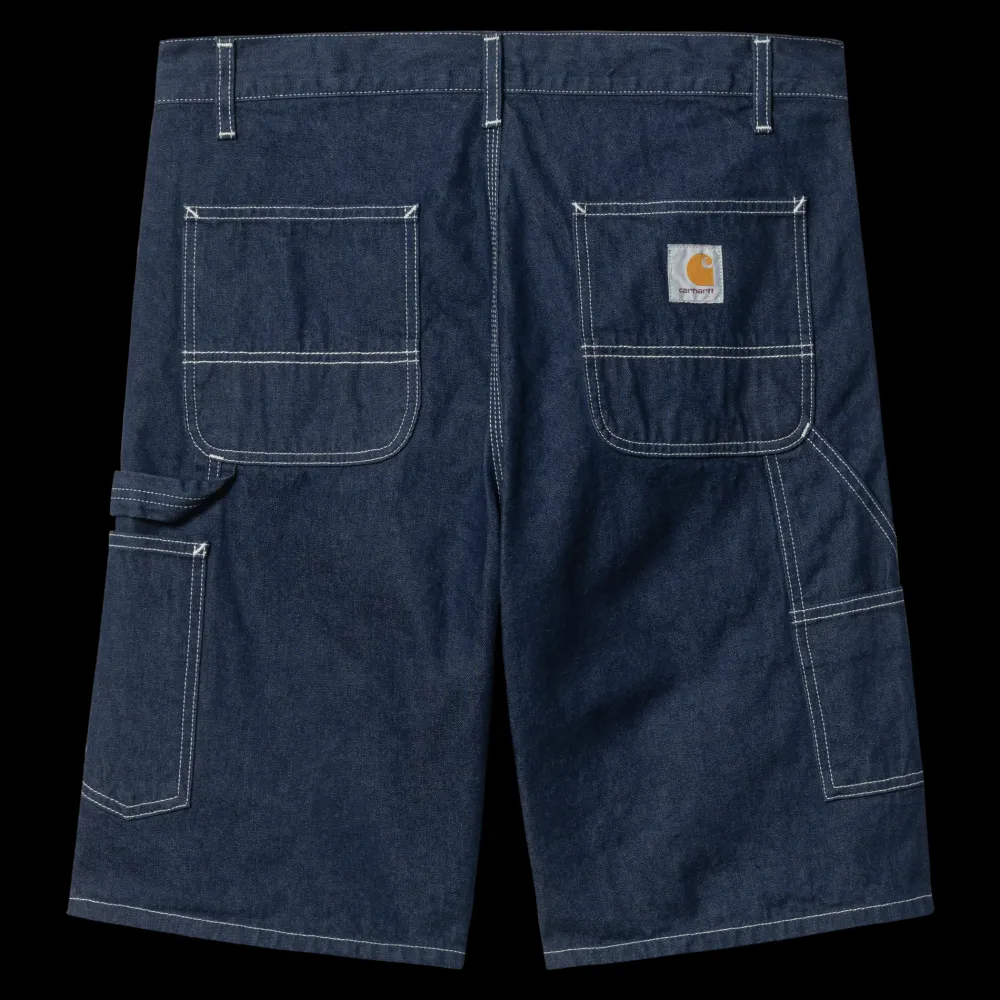 Cheap Ruck Single Knee Short Pants Blue Carhartt Wip