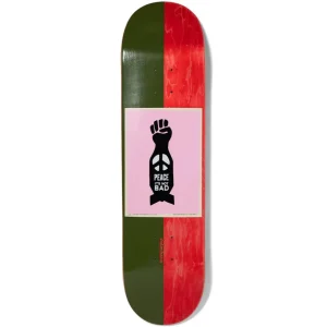 Best - Trahan Peace Not Bad Deck 8.25" Chocolate | Decks
