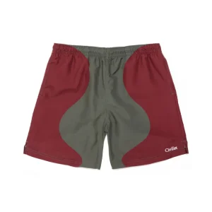 New Civilist - Butterfly Shorts [Bordeaux/Olive] Civilist