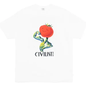 Discount Civilist - Tomato S/S Tee [WHITE] Civilist