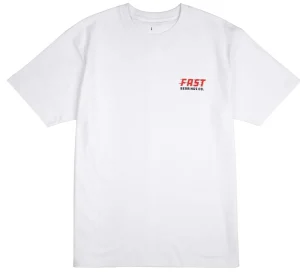 Shop Fast Bearings Co OG Logo S/S Tee White T Shirt