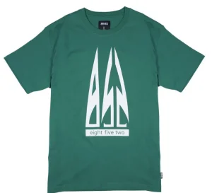 Sale 8FIVE2 Airlines S/S Tee Green T Shirt