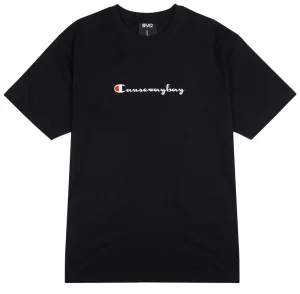 Best Sale 8FIVE2 Champ S/S Tee Black T Shirt