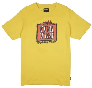 Best Sale 8FIVE2 Deal S/S Tee Yellow T Shirt