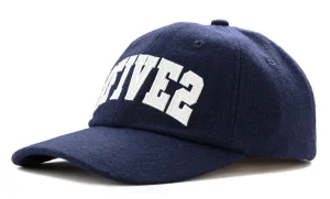 Flash Sale 8FIVE2 LO Cap Curved bill - Navy Wool Felt Caps