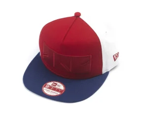 Outlet 8FIVE2 OG Logo Box New Era Snapback in Scarlet/LT Royal Caps
