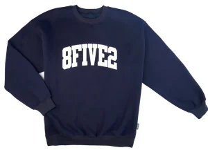 Hot 8FIVE2 "LO" Crewneck Navy Crewneck / Hoodies