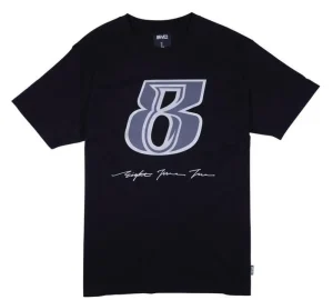 Best Sale 8FIVE2 Rough S/S Tee Black T Shirt
