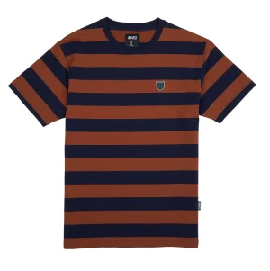 Outlet 8FIVE2 Tiger S/S Tee Brown/Black T Shirt