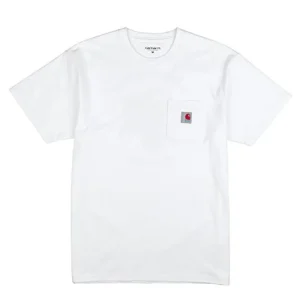 Cheap 8FIVE2 x CARHARTT WIP OLD STAMP S/S Pocket Tee White T Shirt