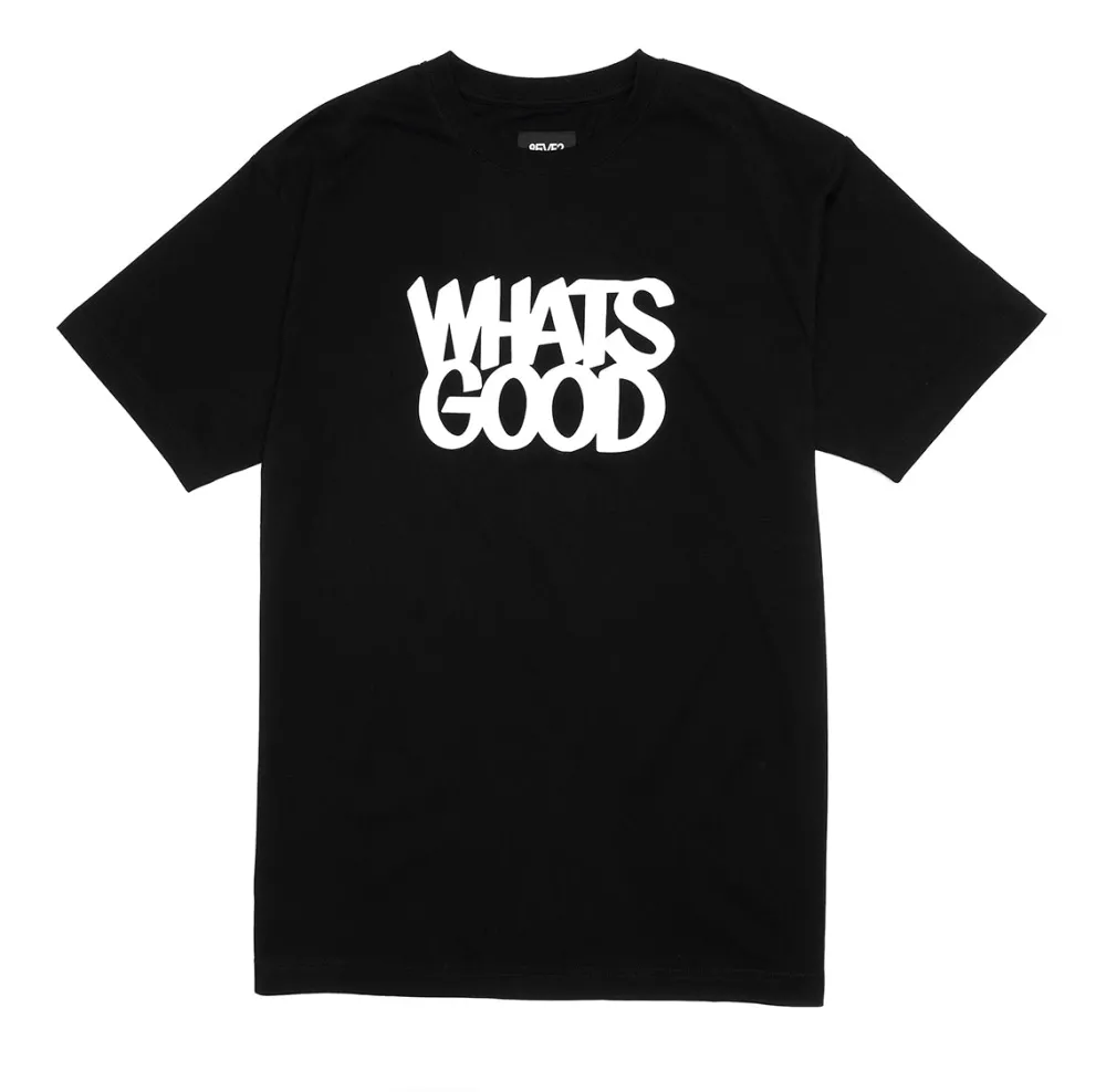 Sale 8FIVE2 x Whats Good S/S Tee Shirts Black/White by Eric Haze Jacket