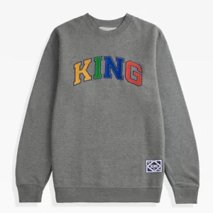 Shop King Skateboards - Kingsbridge Crewneck [GREY] King Skateboards