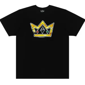 Clearance King Skateboards - Royal Jewels Airbrush S/S Tee [BLACK] King Skateboards