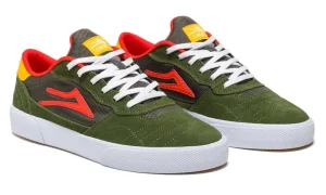 New LAKAI - Cambridge Shoes [OLIVE/YELLOW SUEDE] Lakai