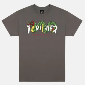 Hot - Aztec S/S Tee [CHARCOAL] Thrasher