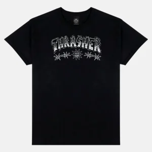 Best -Barbed Wire S/S Tee [BLACK] Thrasher