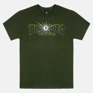 Hot x AWS - Nova S/S Tee [FOREST GREEN] Thrasher