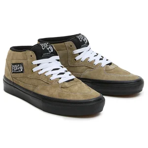 Sale VANS - Pig Suede Skate Half Cab [OLIVE/BLACK] Vans