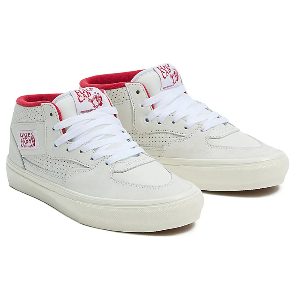 Online VANS - Pig Suede Skate Half Cab [VINTAGE SPORT WHITE/RED] Vans