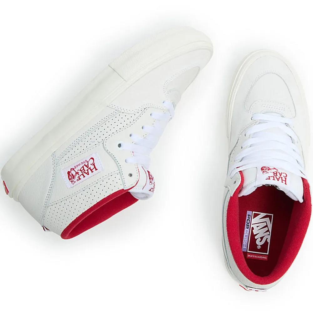 Online VANS - Pig Suede Skate Half Cab [VINTAGE SPORT WHITE/RED] Vans