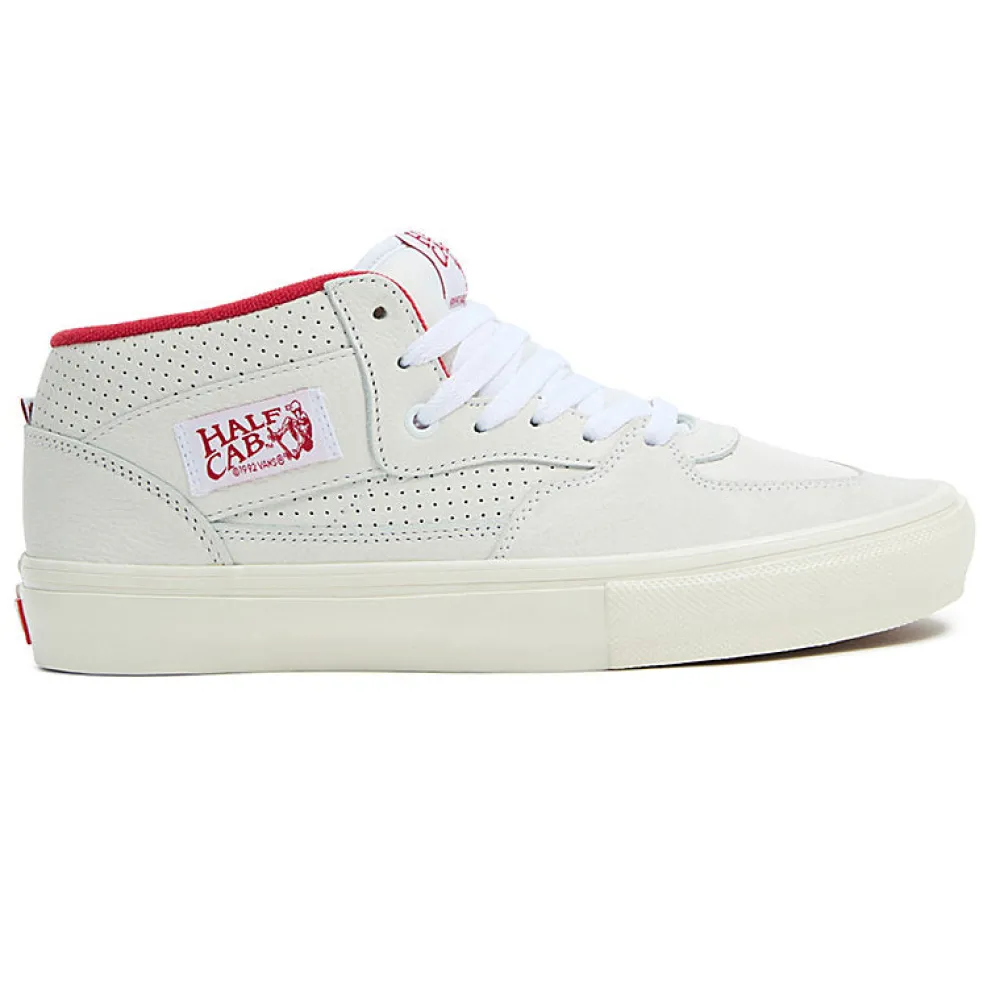 Online VANS - Pig Suede Skate Half Cab [VINTAGE SPORT WHITE/RED] Vans