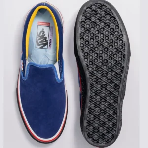 Hot Vans X Pa’din Musa - Skate Slip On Shoes [BLUE] Vans