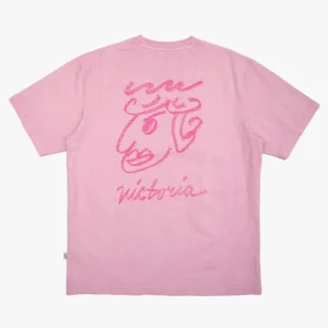 Store Victoria - Chalk S/S Tee [WASHED PINK] Victoria