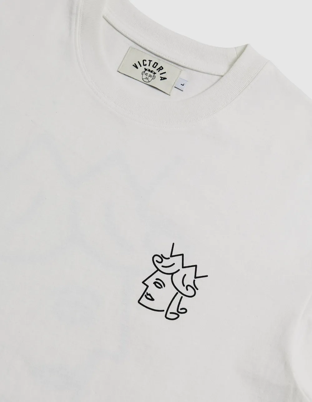 Online - Core Queenhead Logo S/S Tee [WHITE] Victoria
