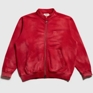 Shop - Mockneck Zip Up Hoodie [RED] Victoria